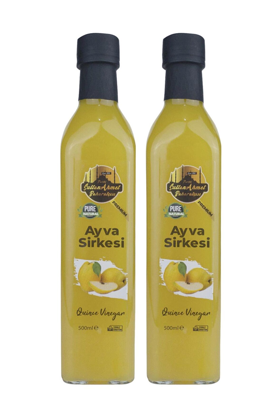 Ayva Sirkesi 2x500ml (Özel Üretim)