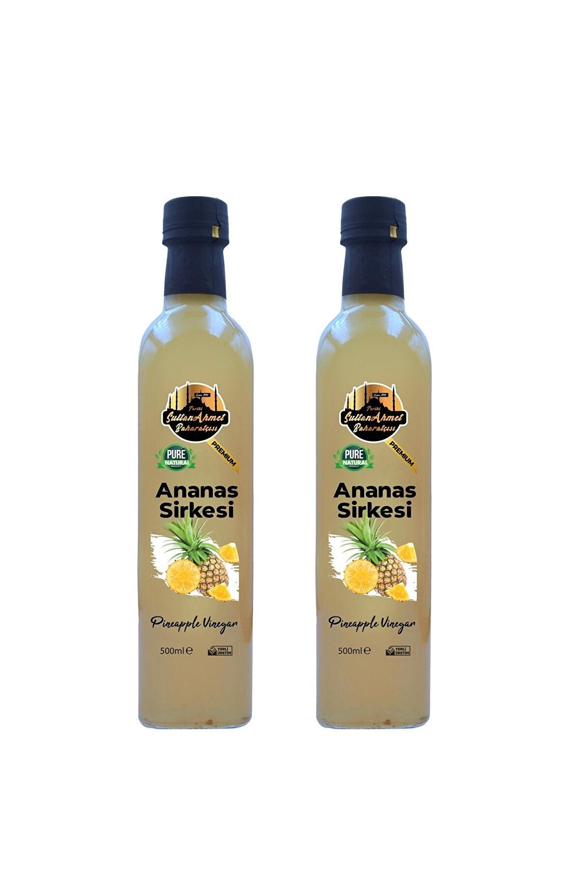 Ananas Sirkesi 2x500ml (Özel Üretim)