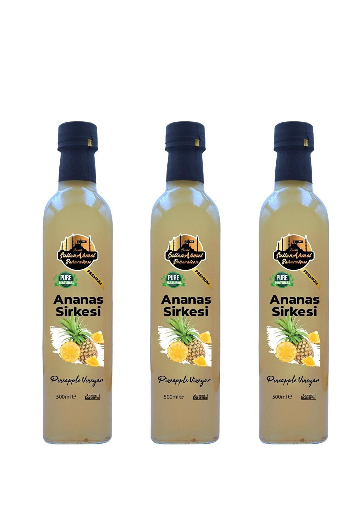 Ananas Sirkesi 3x500ml (Özel Üretim)