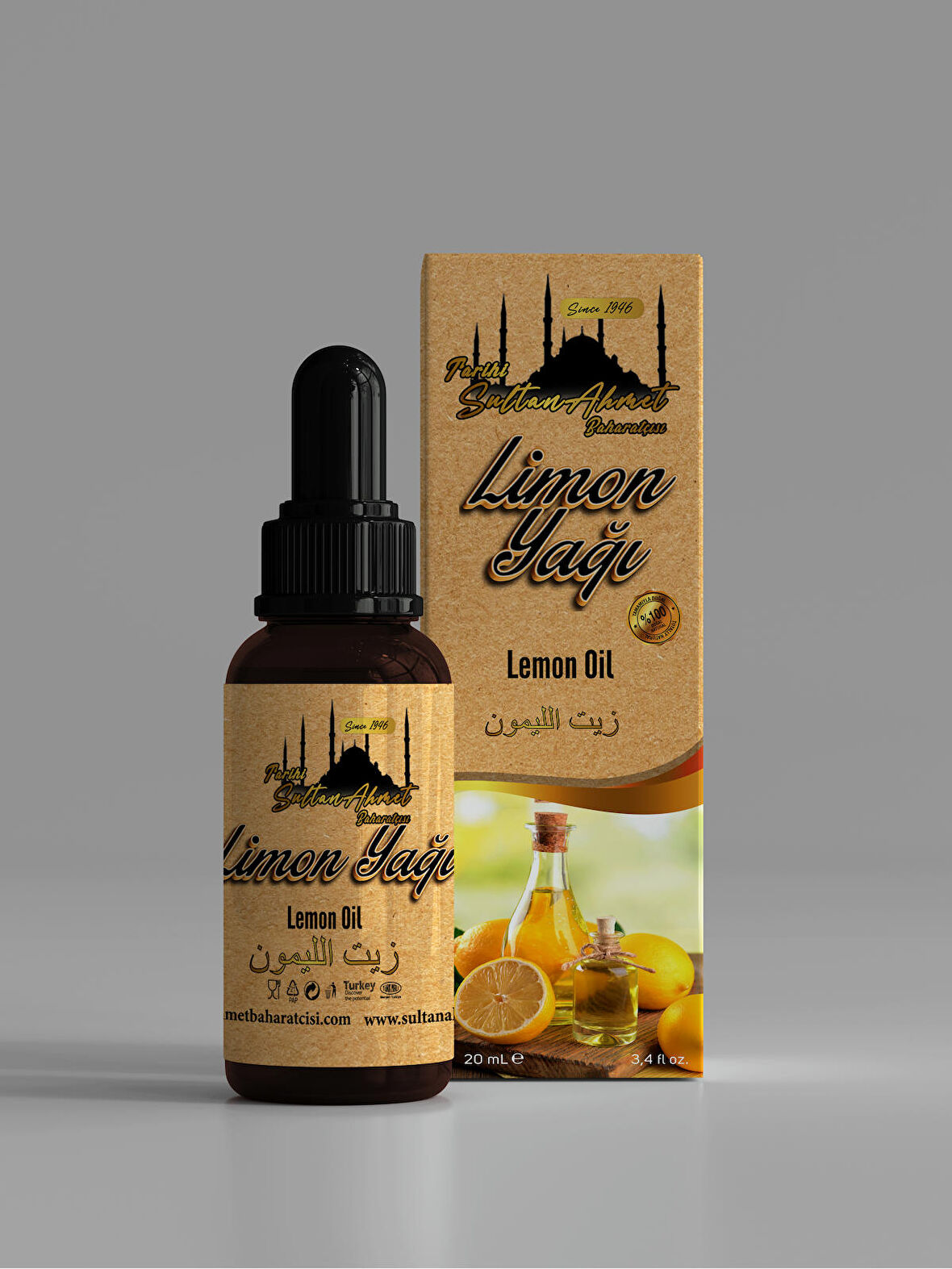 Limon Yağı 20ml (Özel Üretim)