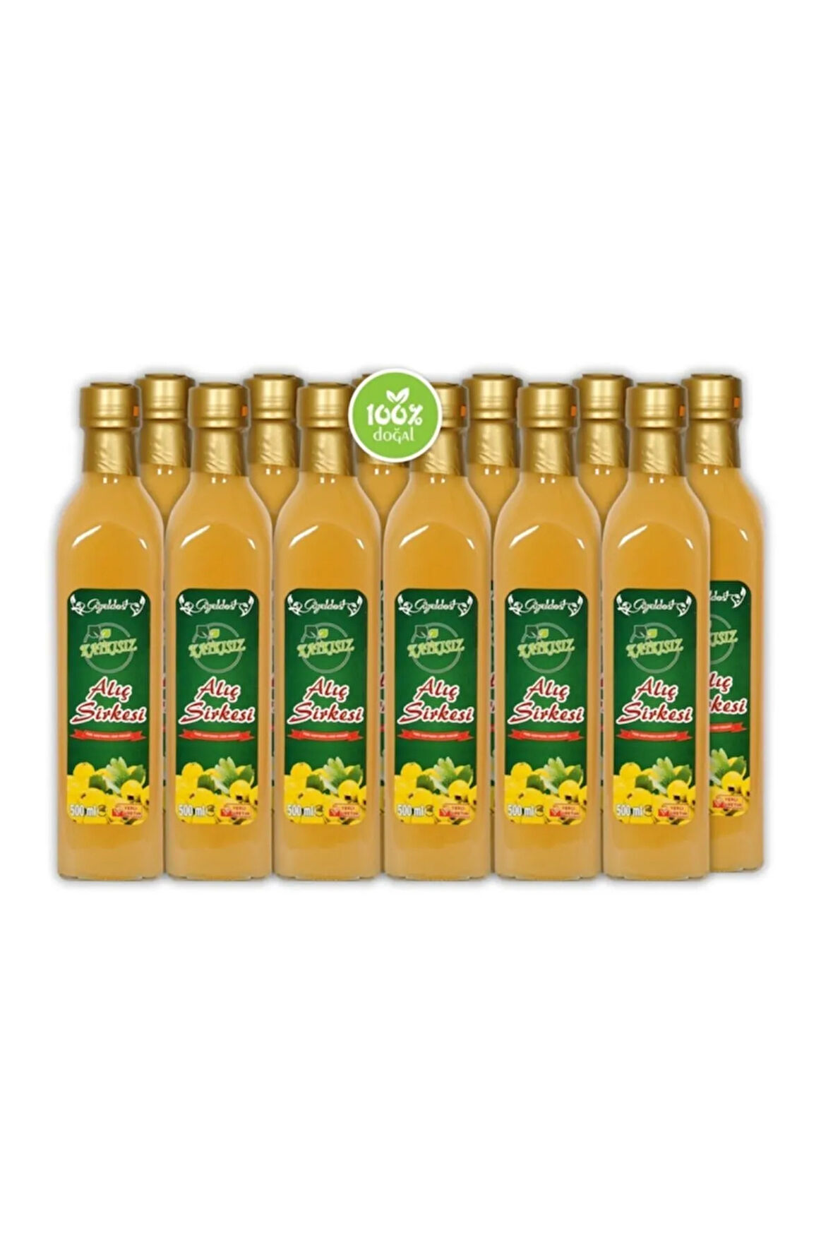 Alıç Sirkesi 12x500 ml - %100 Katkısız Doğal | Geleneksel Ev Yapımı