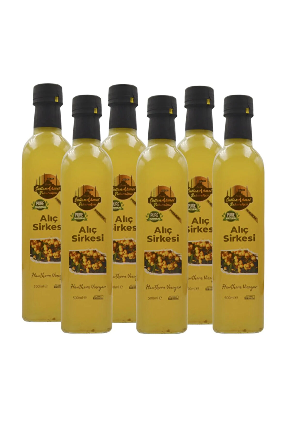 Alıç Sirkesi %100 Katkısız Doğal 6x500 ml | Özel Üretim