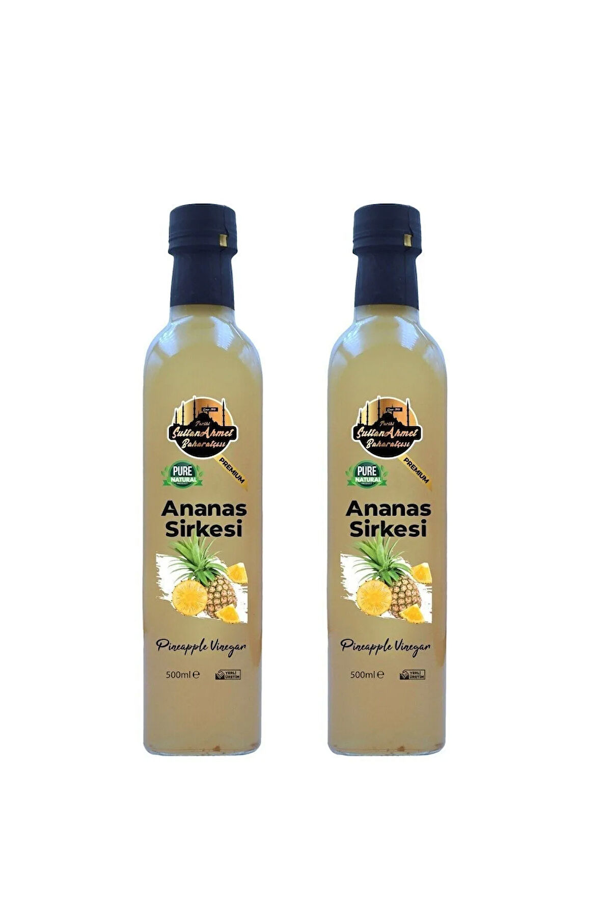 Ananas Sirkesi %100 Katkısız Doğal 2x500 ml | Özel Üretim