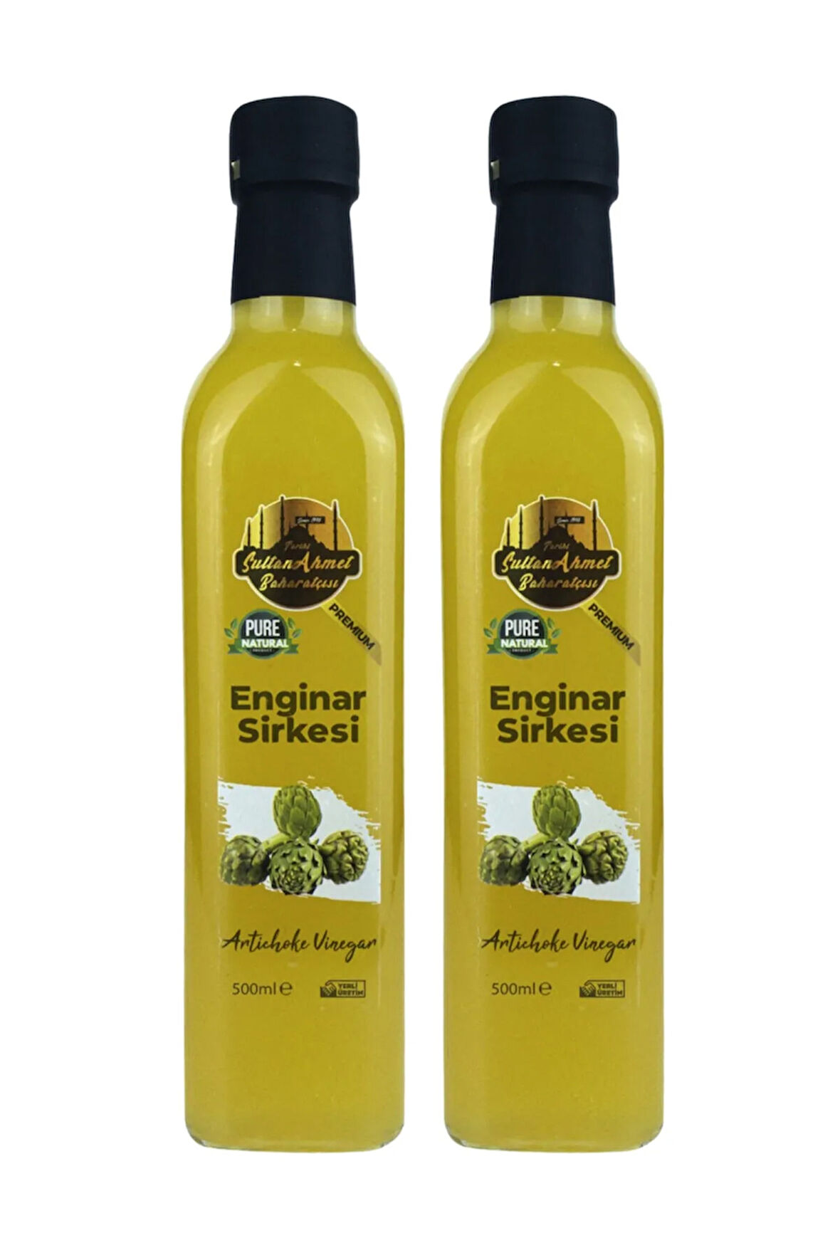 Enginar Sirkesi %100 Katkısız Doğal 2x500 ml | Özel Üretim