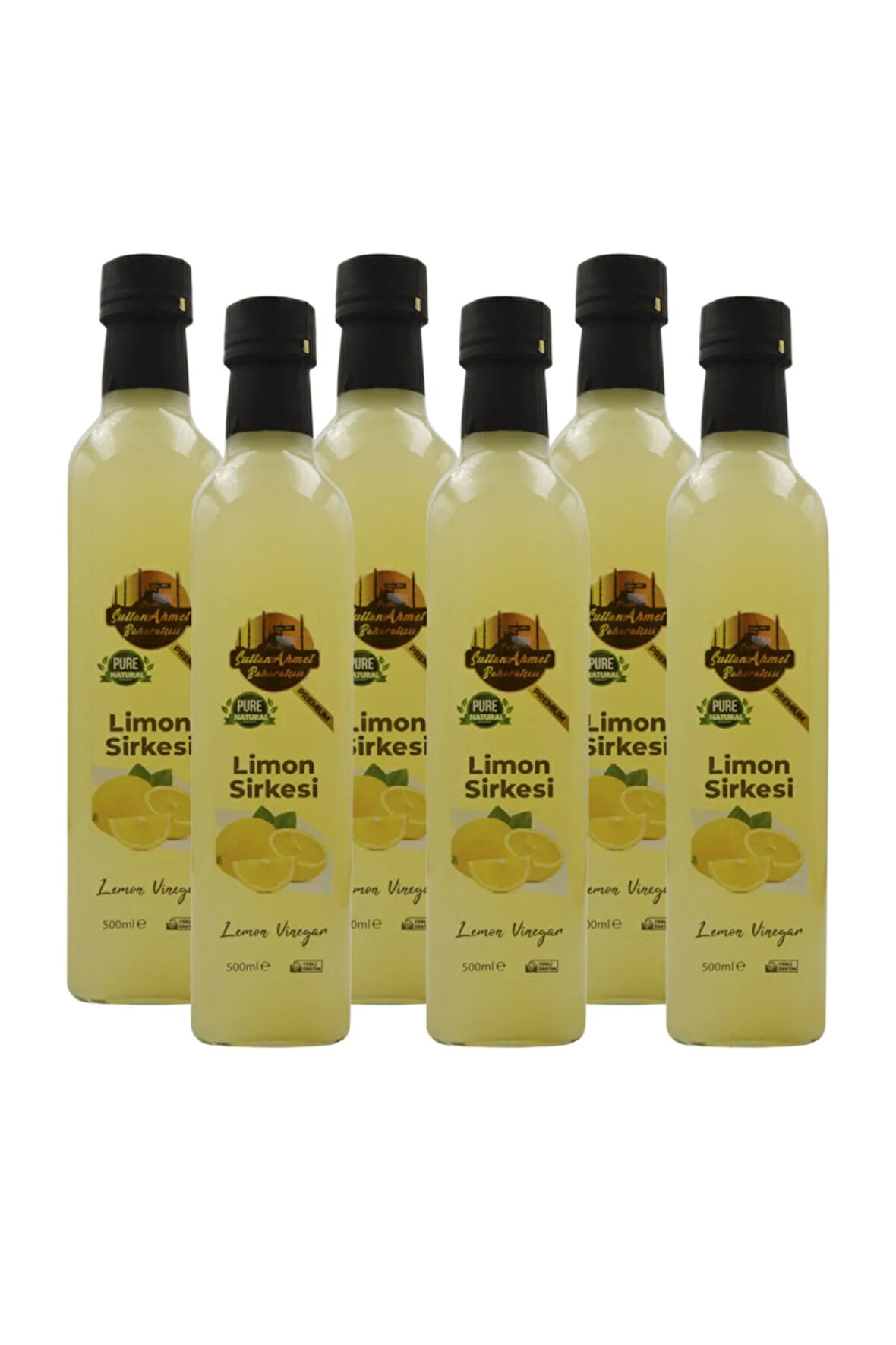 Limon Sirkesi %100 Katkısız Doğal 6x500 ml | Özel Üretim