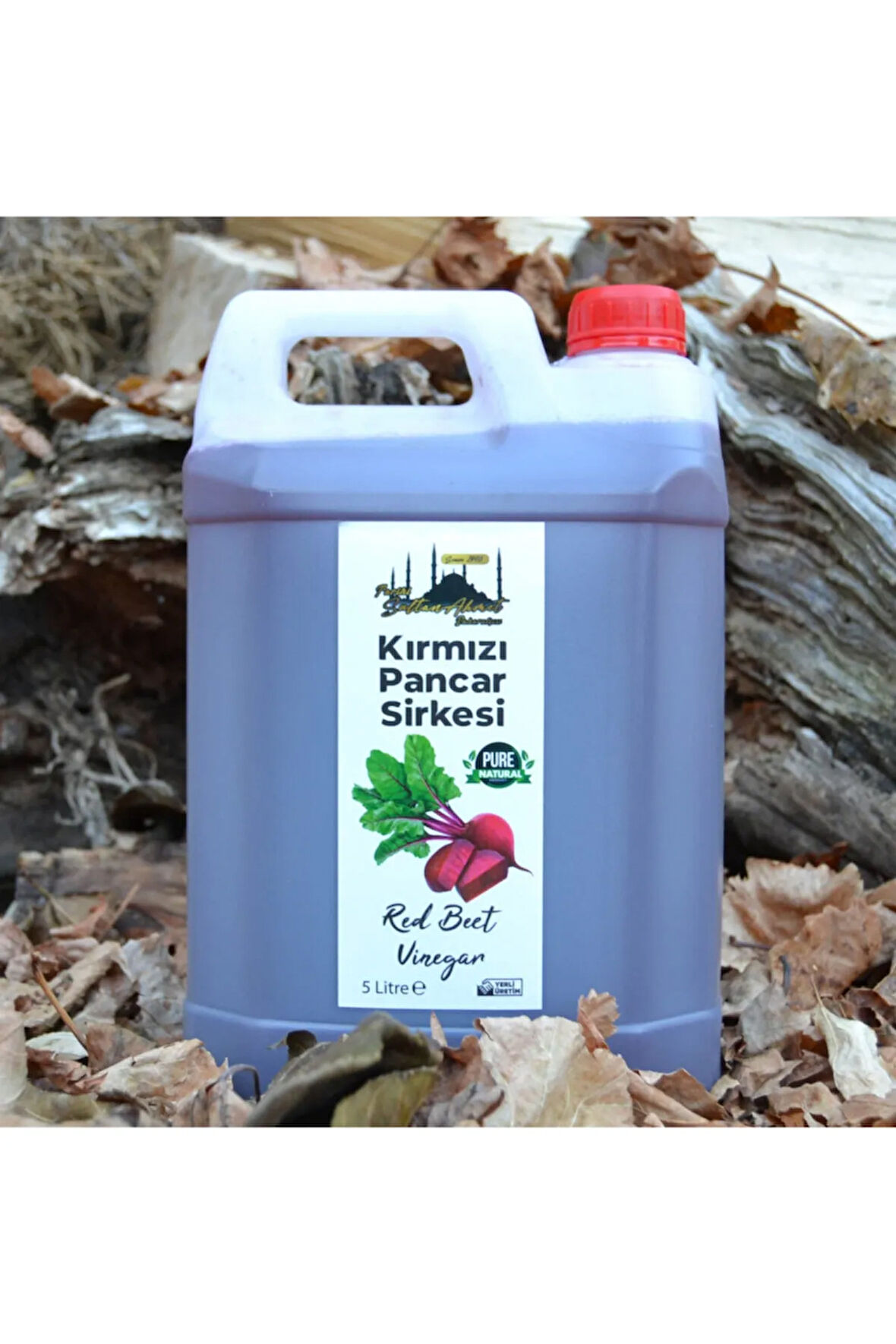 Kırmızı Pancar Sirkesi 5lt | %100 Katkısız Doğal