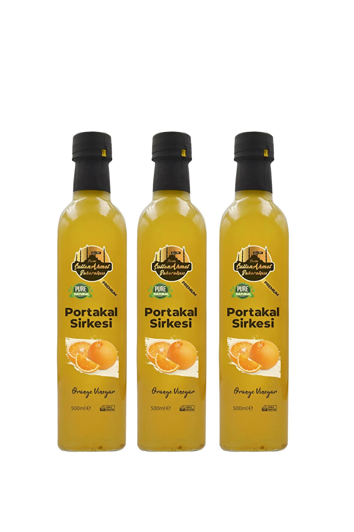 Portalal Sirkesi %100 Katkısız Doğal 3x500 ml | Özel Üretim