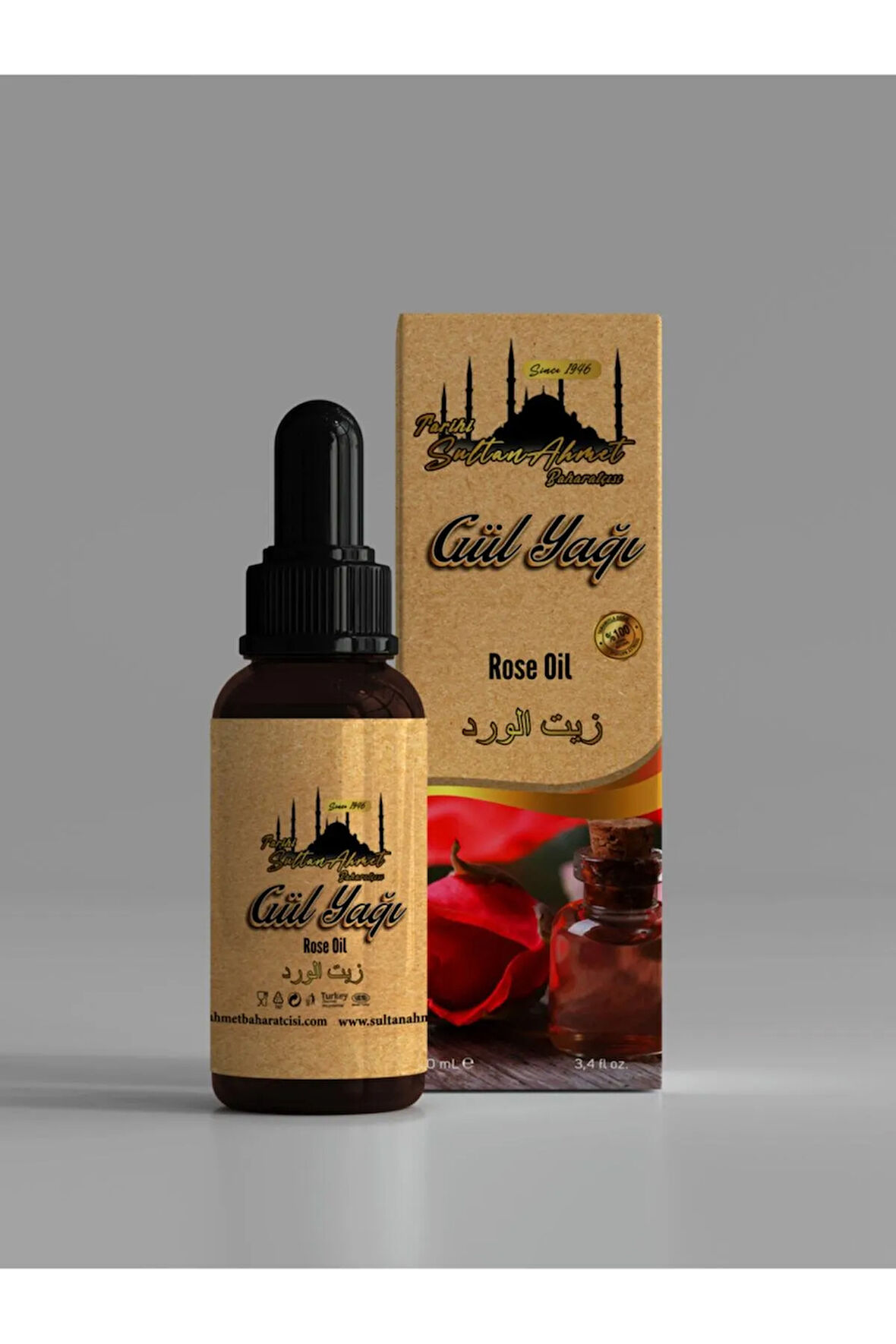 Gül Yağı 20 ml | %100 Doğal | Katkısız Uçucu Bitkisel Yağ