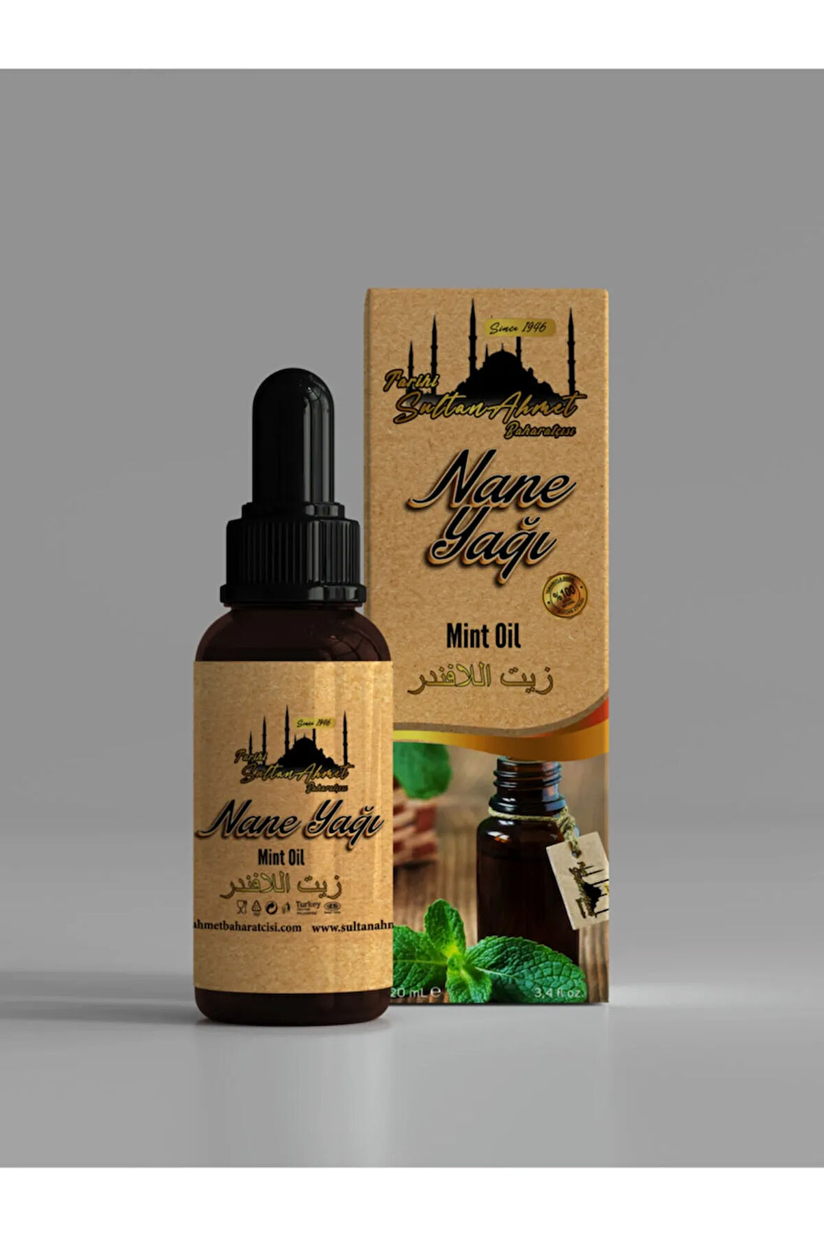 Nane Yağı 20 ml | %100 Doğal | Katkısız Uçucu Bitkisel Yağ