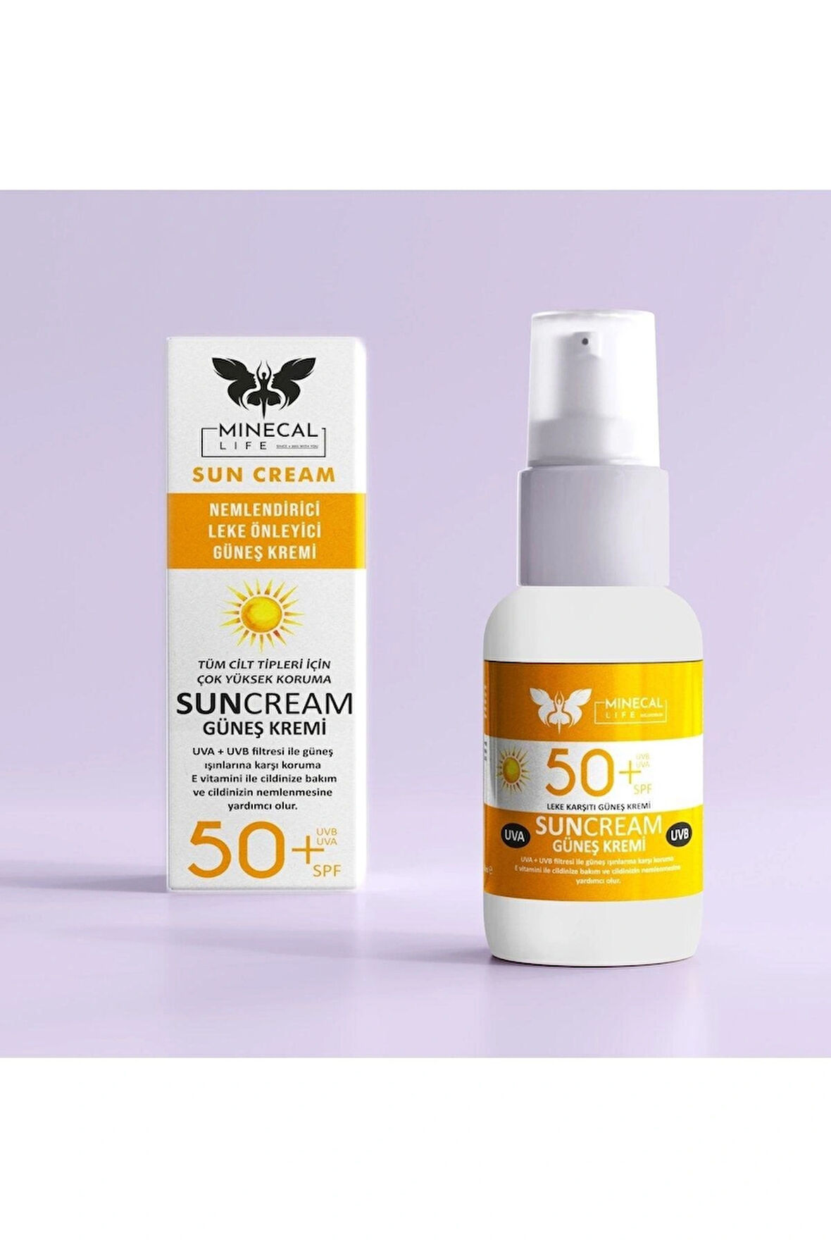 SPF 50+ Güneş Kremi (Kırışıklık ve Lekenmeyi Önleyici)