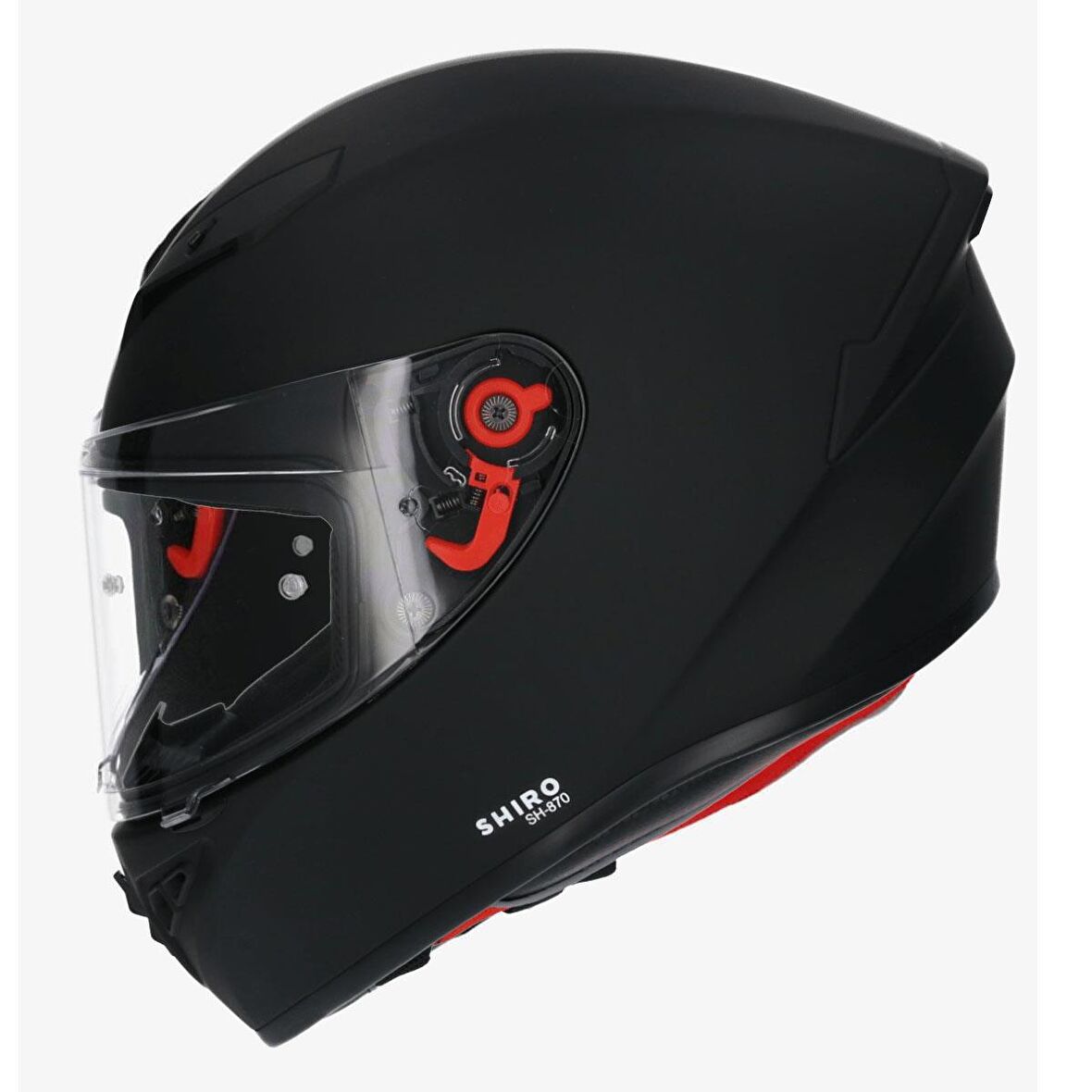 Shiro SH-870 Fighter Solid Full Face Motosiklet Kaskı + Iridium Vizör