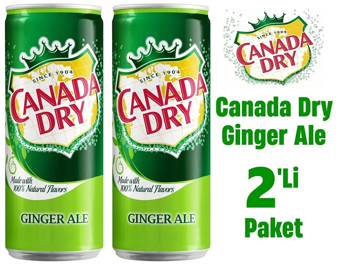Canada Dry Ginger Ale 330ml 2'li Paket