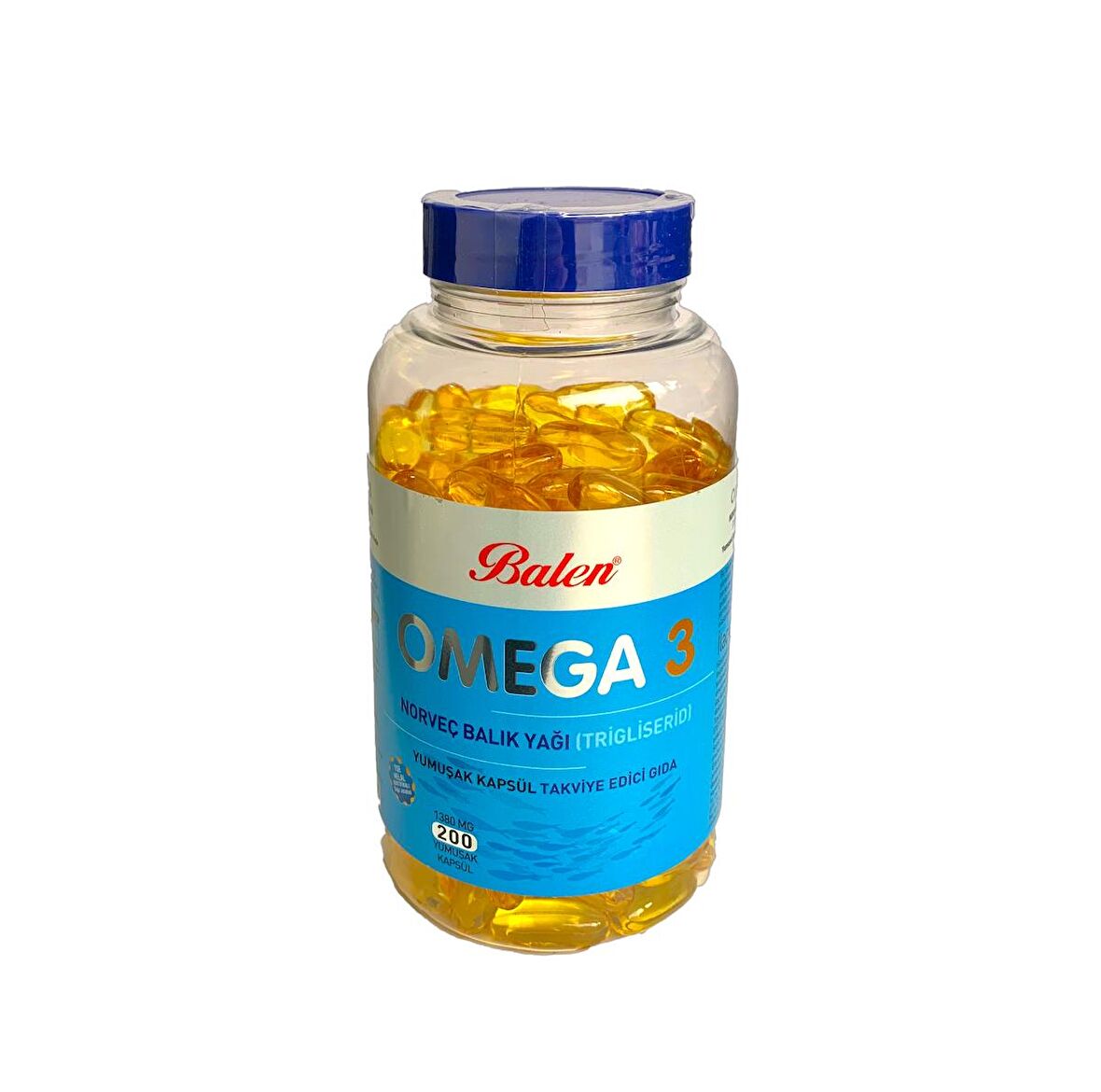 Balen Omega 3 Norveç Balık Yağı Yumuşak Kapsül 1380 Mg*200