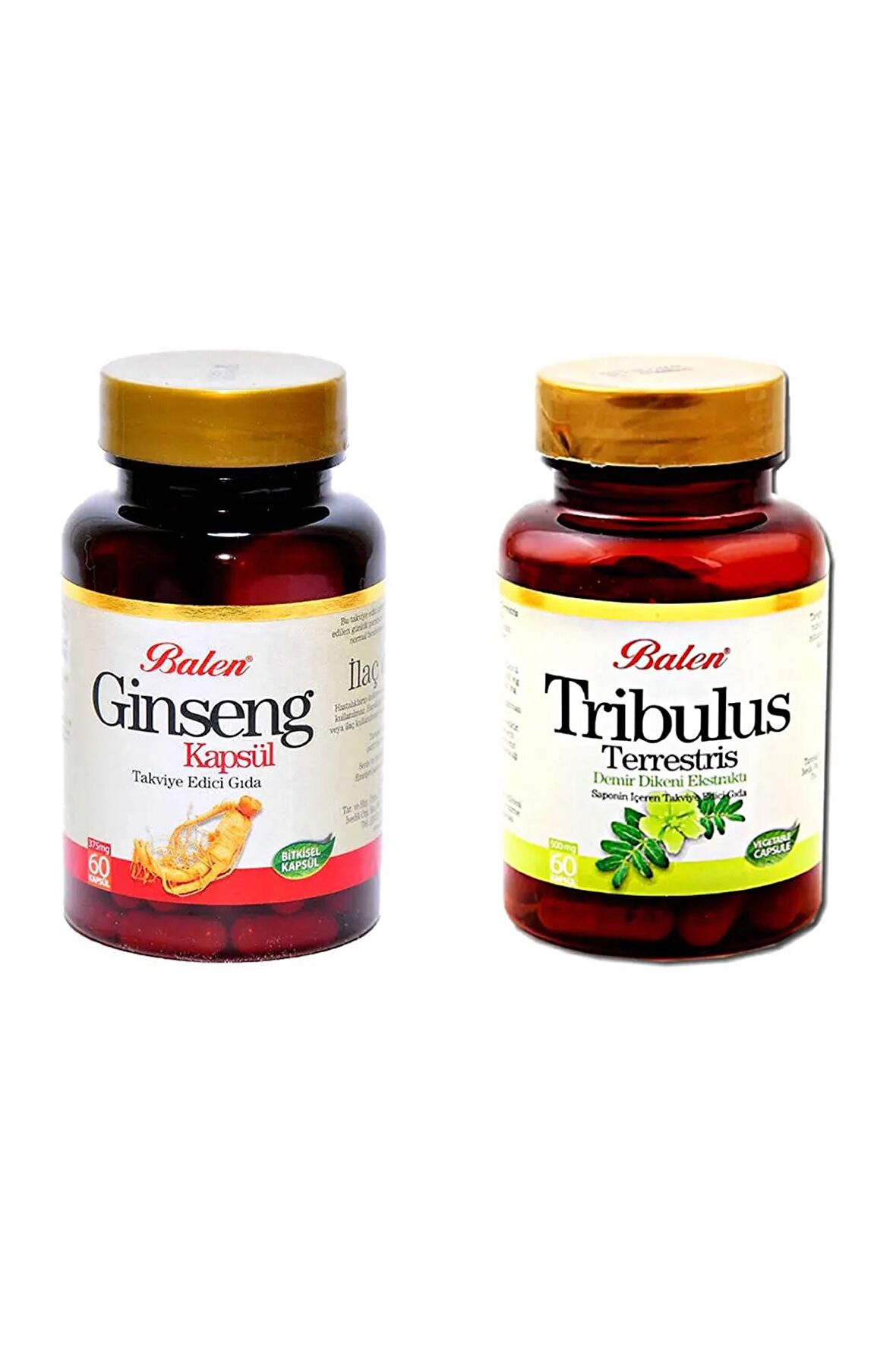 Balen Zinde Set Ginseng + Tribulus Kapsül 2'li Set
