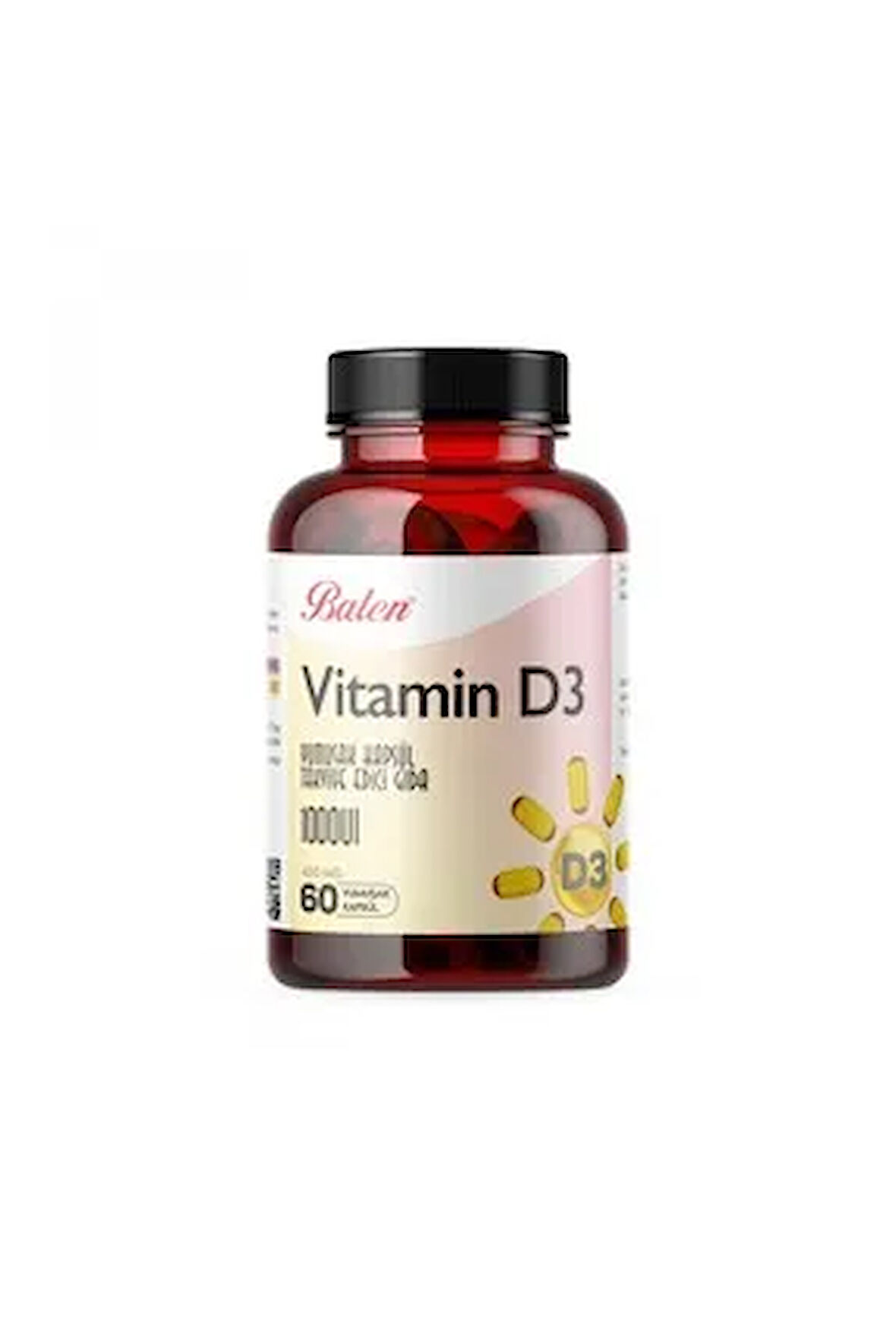 Balen Vitamin D3 450 mg 60 Kapsül