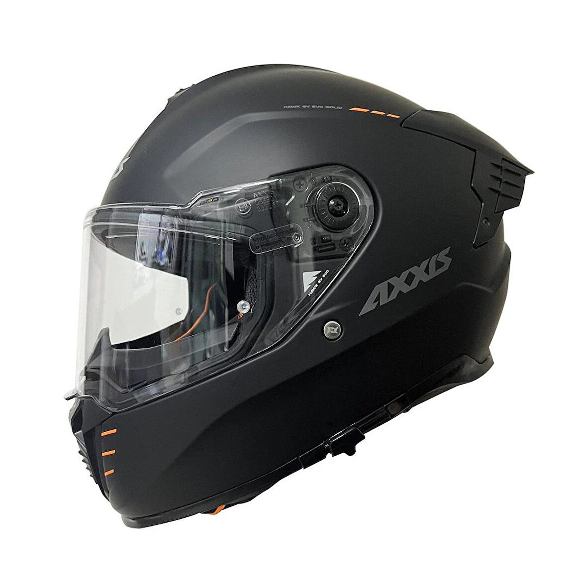 AXXIS HAWK EVO SV KAPALI KASK MAT SİYAH