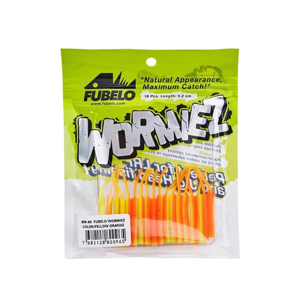 Fubelo Wormiez 5.2 Cm LRF Silikon Yem Yellow Orange