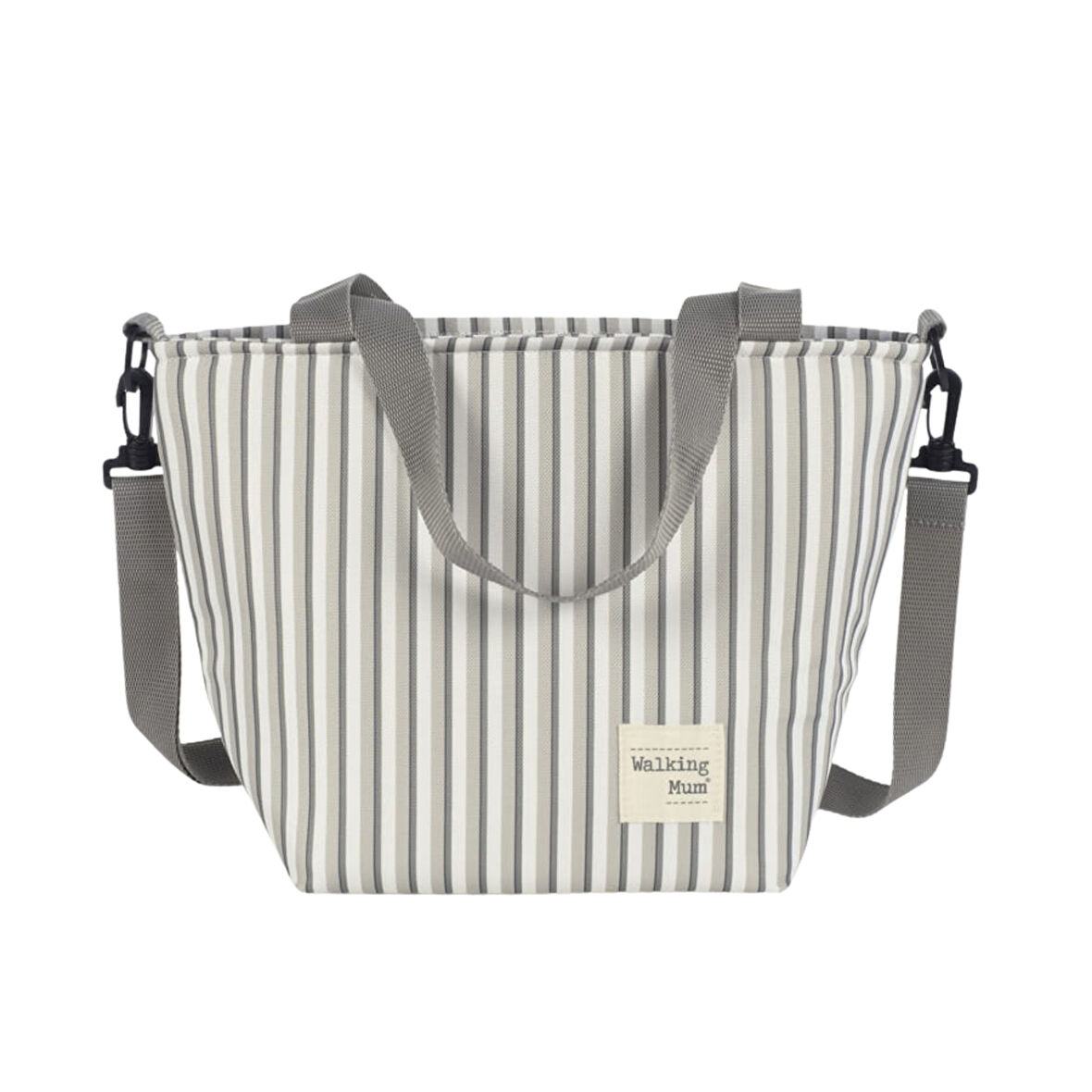 Walking Mum Bolsa Comiditas Çizgi Desenli Termos Çanta