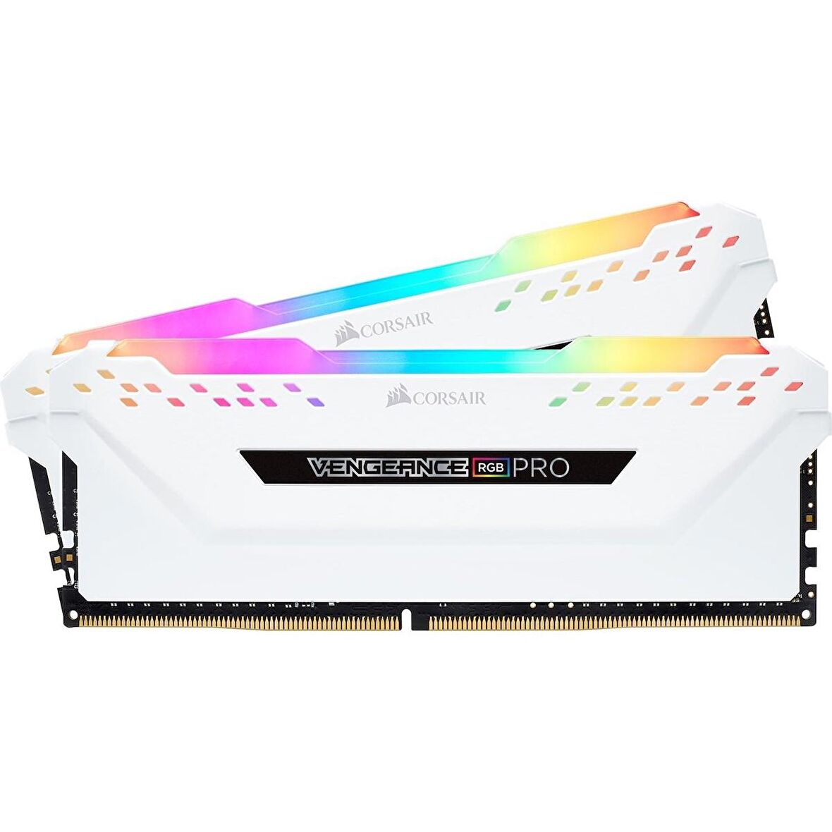 CORSAIR CMW16GX4M2C3200C16W 16GB (2x8GB) Vengeance RGB PRO Beyaz 3200MHz CL16 DDR4 Dual Kit Ram