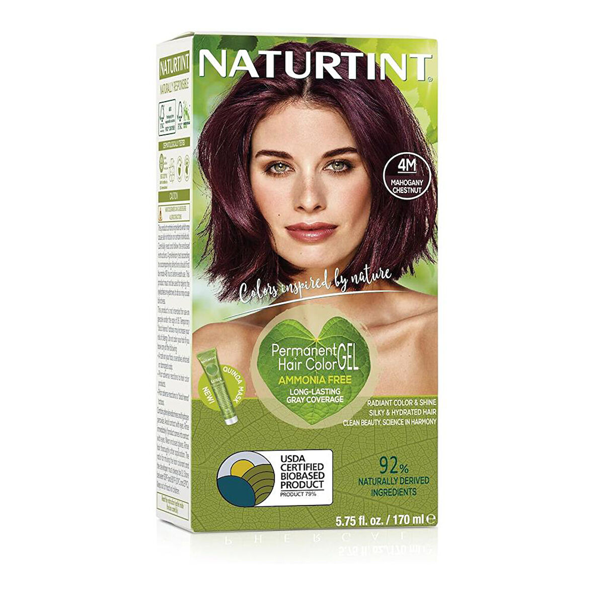 Naturtint 4M Maun Kestane Doğal Saç Boyası 170ML