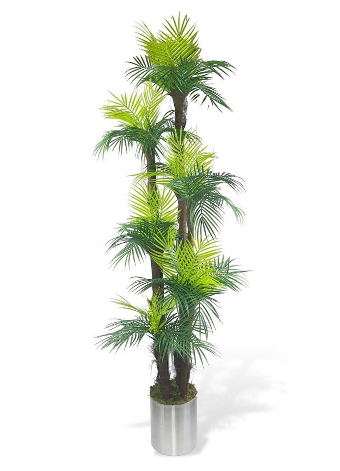 Yapay Ağaç Palmiye 54yaprak 6Katlı 200cm Salon Çiçeği Yapay Çiçek