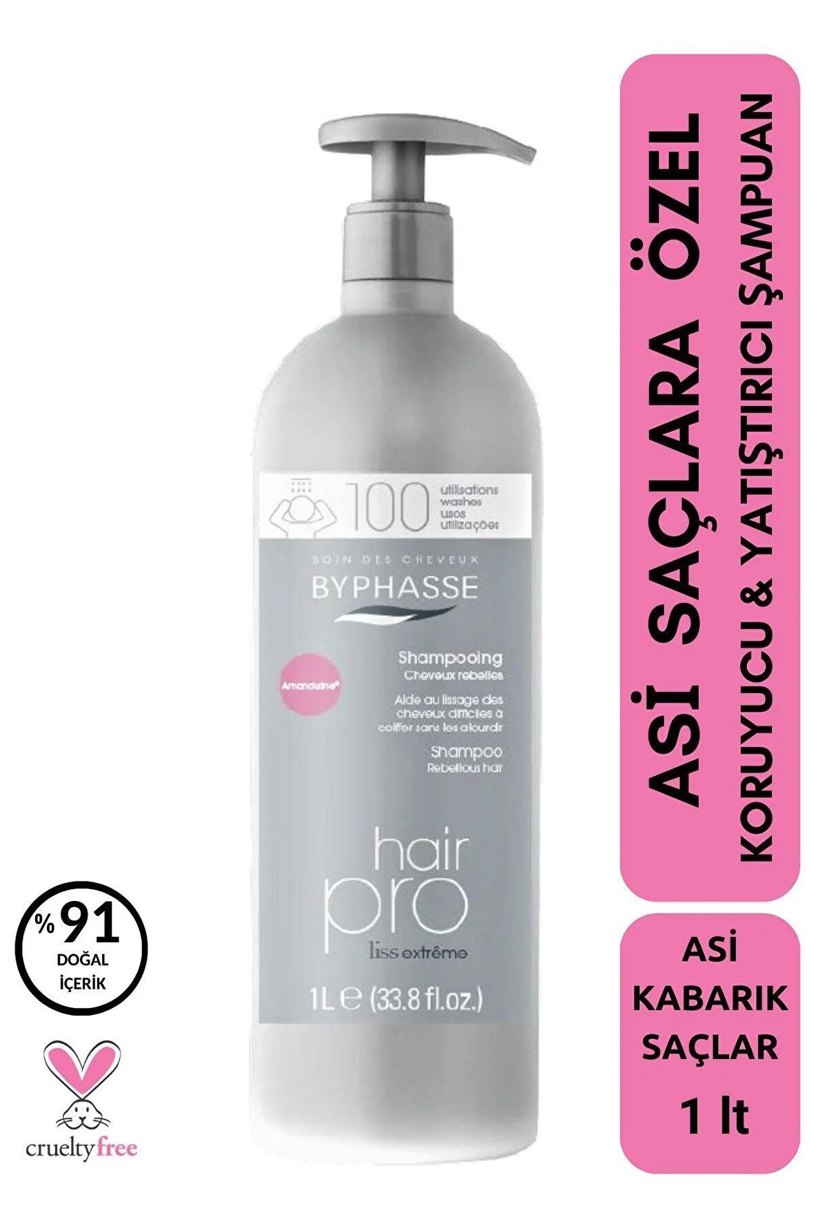 Hair Pro Asi Saçlara Özel Koruyucu ve Yatıştırıcı Şampuan 1000ml