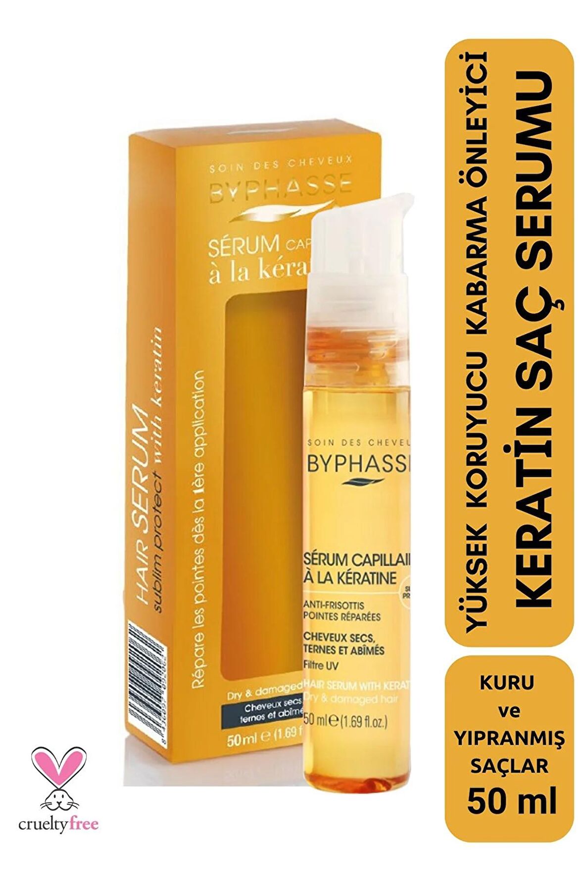 Keratin Serum Yüksek Koruyucu Kabarma Önleyici 50ml