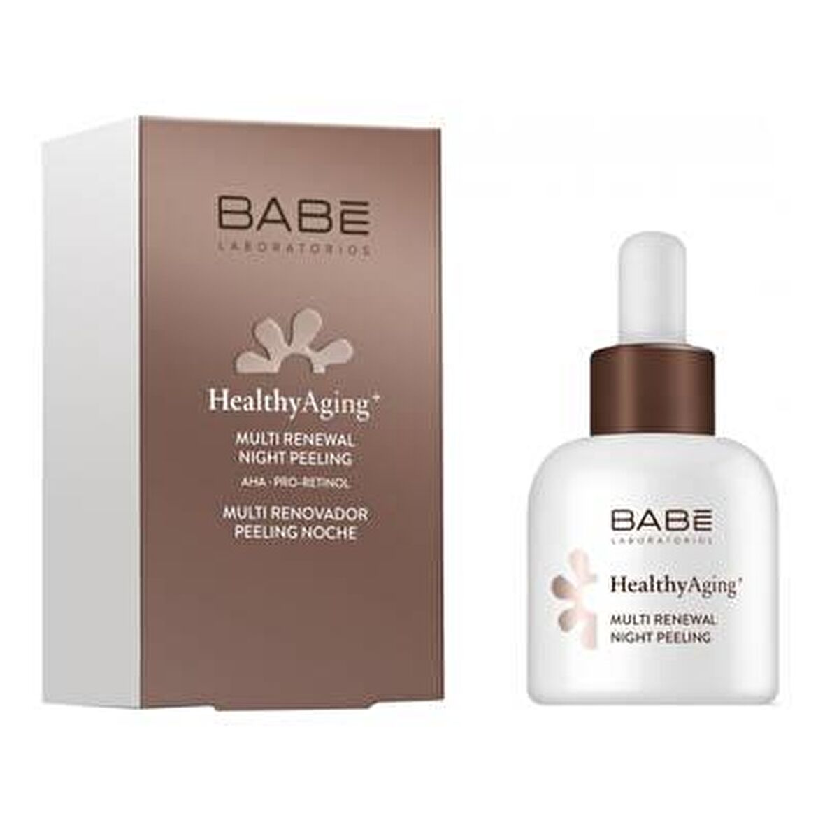 Babe Multi Renewal Yaşlanma Karşıtı AHA/BHA 30 Yaş + Gece-Gündüz Yüz ve Boyun Serumu 30 ml 