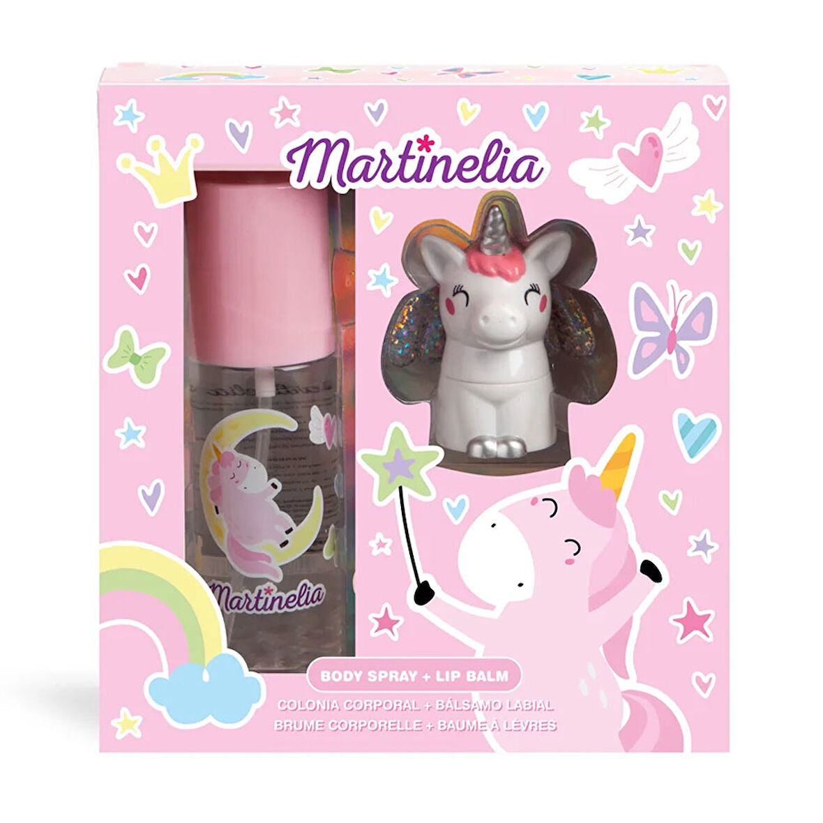 Martinelia Sweat Dreams Vücut Spreyi ve Dudak Balmı Seti Pembe 24185