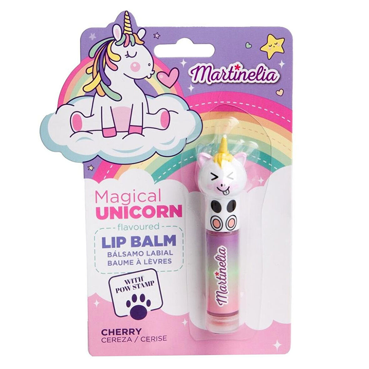 Martinelia Little Unicorn Kız Çocuk Dövmeli Dudak Parlatıcısı Vişne 79003