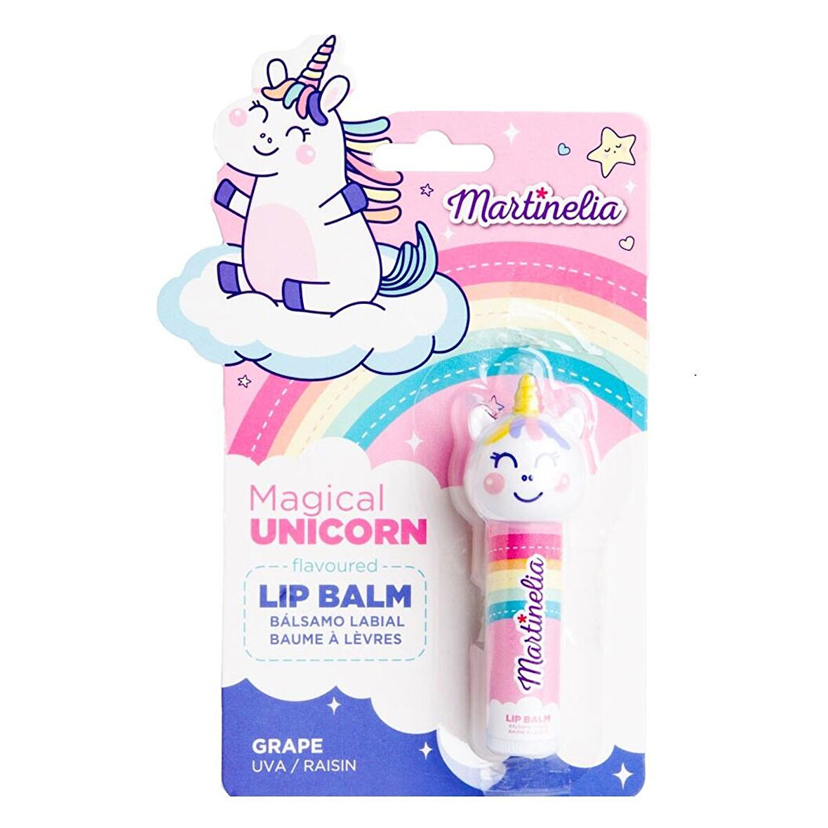 Martinelia Little Unicorn Kız Çocuk Dövmeli Dudak Parlatıcısı Üzüm 79003