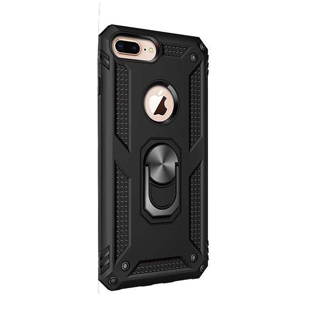 Gpack Apple iPhone 7 Plus Kılıf Vega Standlı Yüzüklü Mıknatıslı