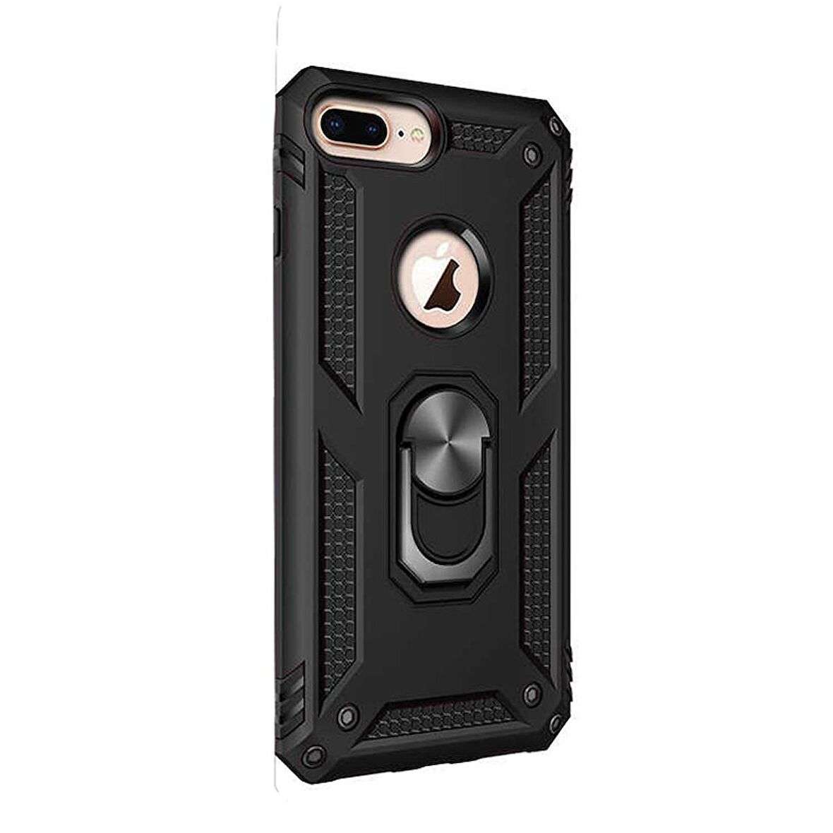 Gpack Apple iPhone 8 Plus Kılıf Vega Standlı Yüzüklü Mıknatıslı