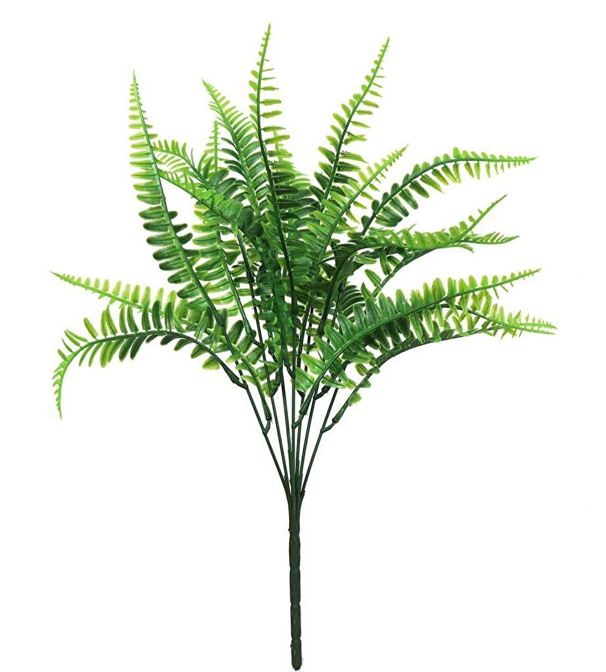 Yapay Çiçek  Boston Fern Yeşil Bitki Aradal Garnitür Yapay Dekor Bitkisi