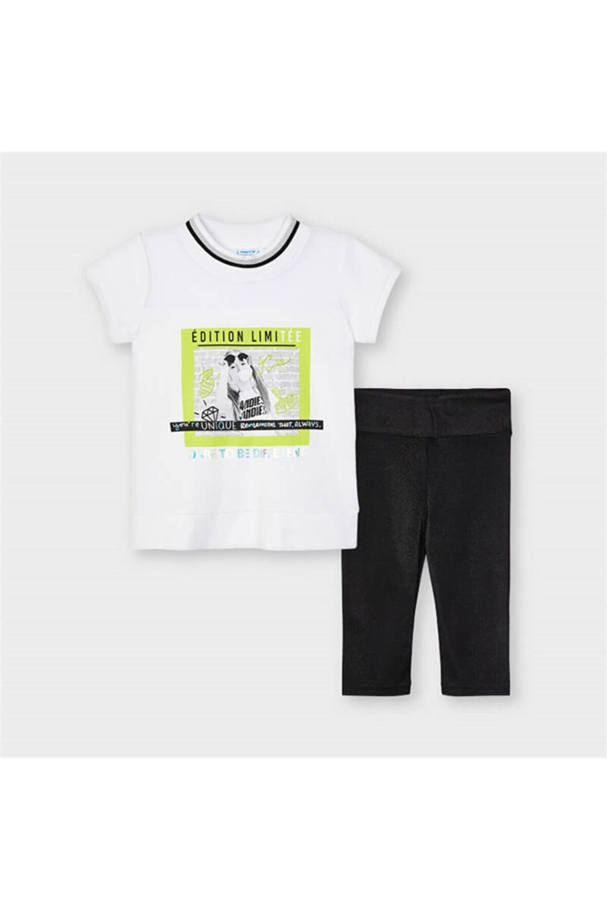 Mayoral kız çocuk t-shirt tayt  2 li set