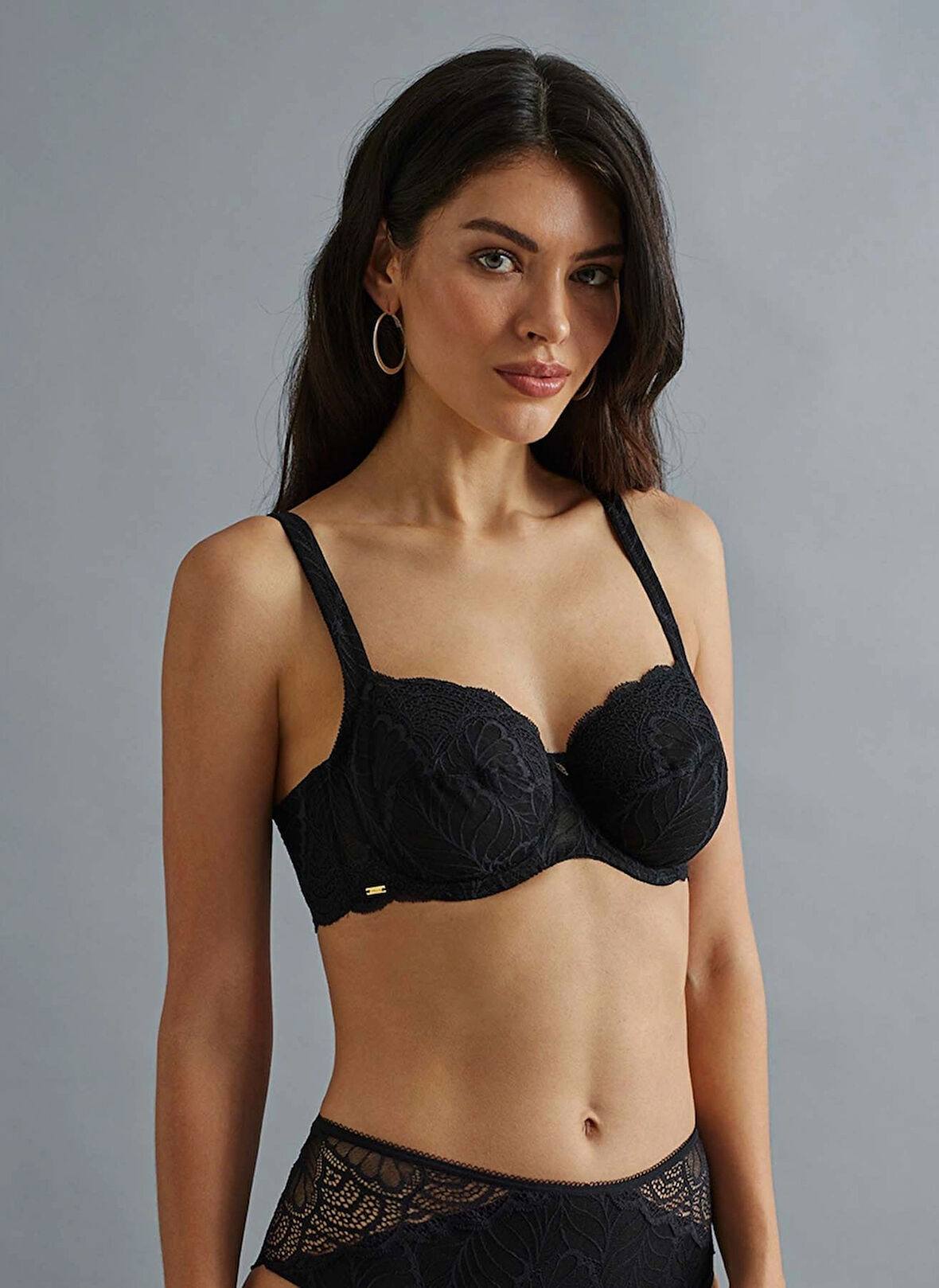 Selmark Siyah Büyük Beden Sütyen 60812