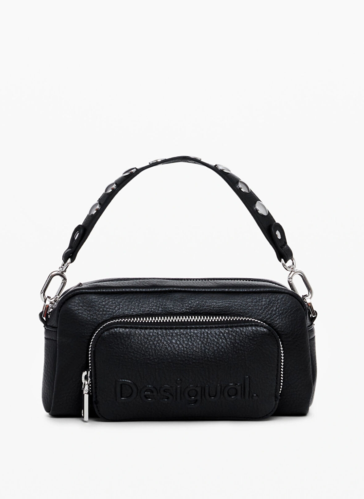 Desigual Siyah 22x7x9,5 cm Kadın Çapraz Çanta 24WAXP332000U