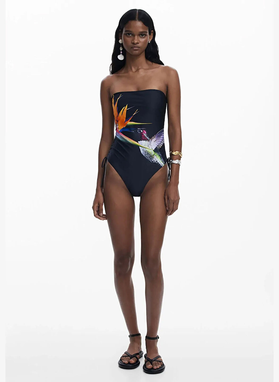 Desigual Siyah Kadın Mayo 25SWMK10