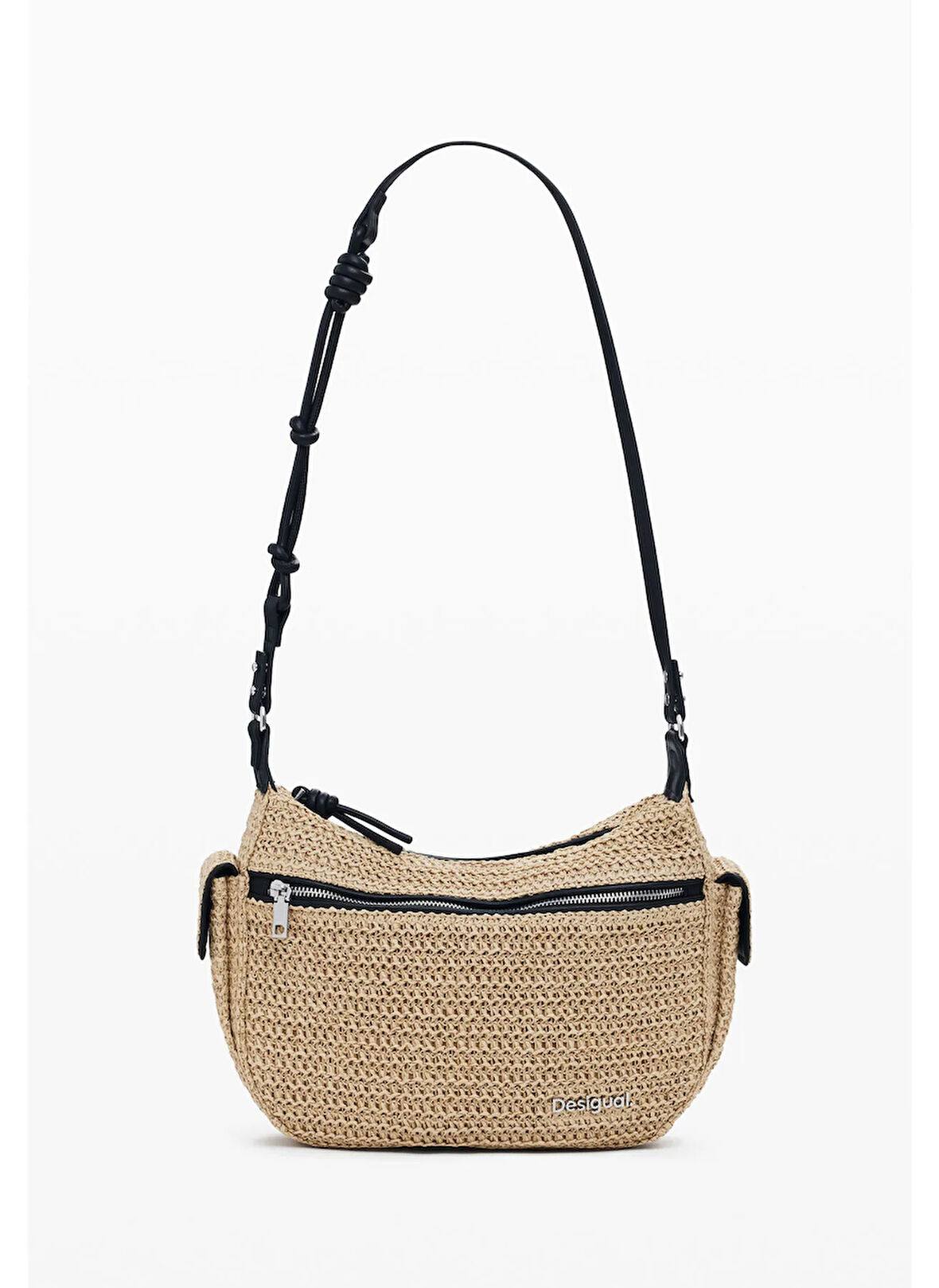 Desigual Açık Kahve Kadın Çapraz Çanta BAG_HALF LOGO RAFFIA ASTANA