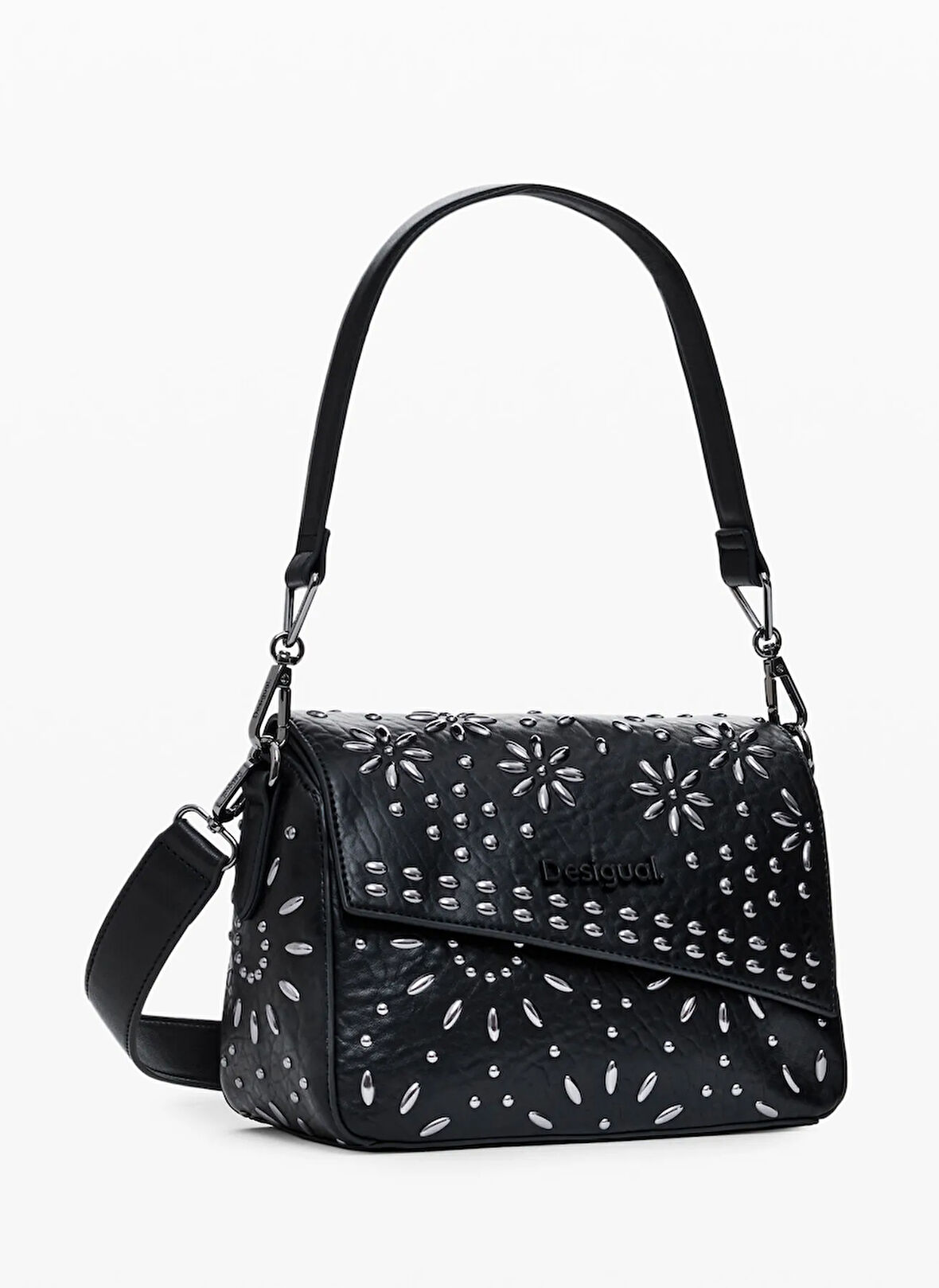 Siyah Kadın Çapraz Çanta BAG_METAL DANDELION_PHUKET MINI