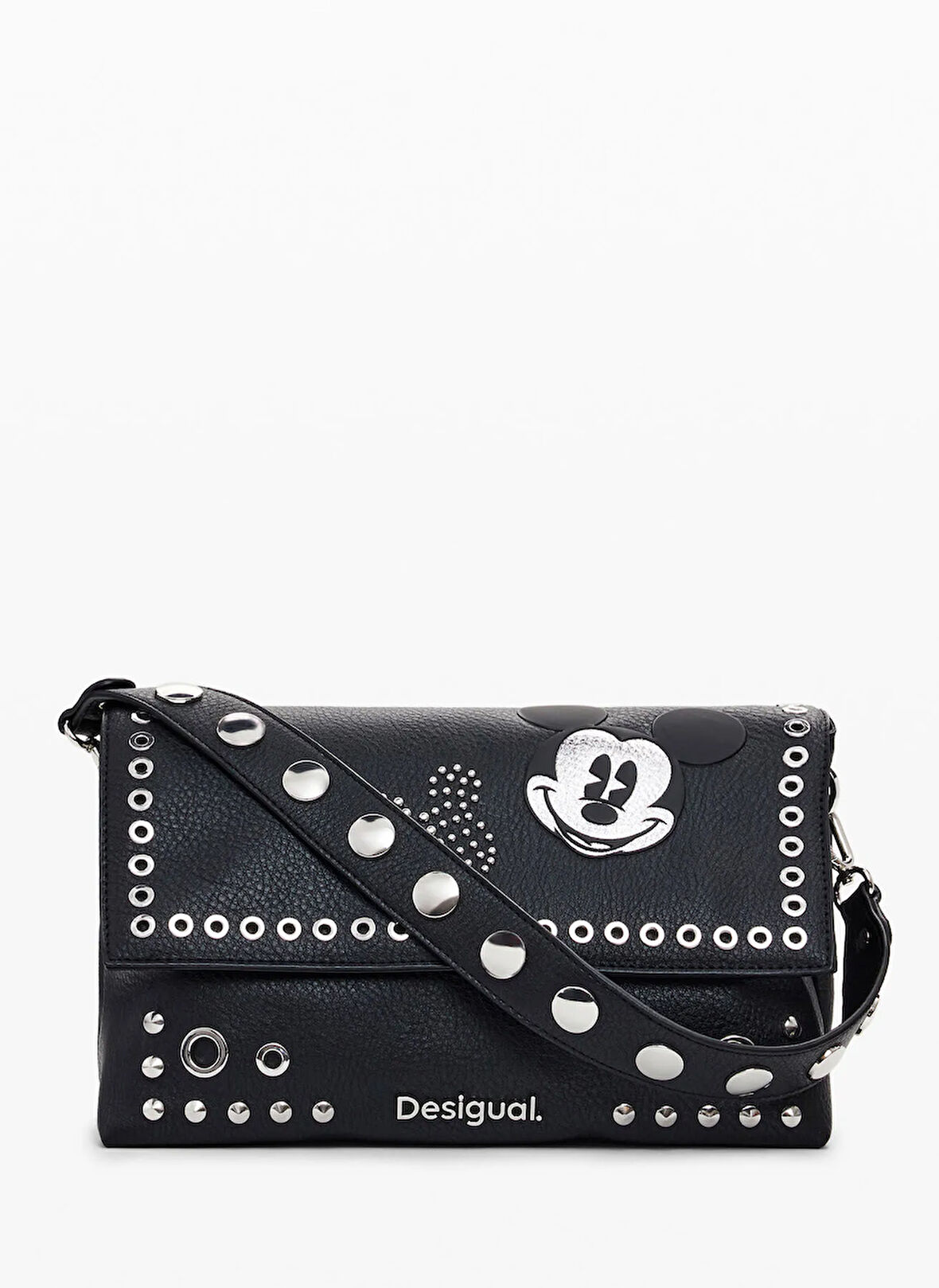 Desigual Siyah Kadın Omuz Çantası BAG_MICKEY ROCK VENECIA 2.0