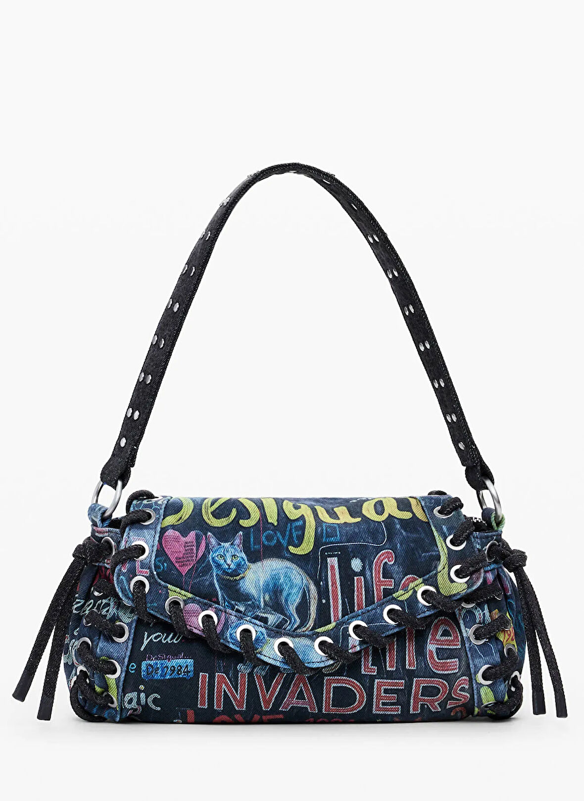 Desigual Çok Renkli Kadın Omuz Çantası 25WAXD229019