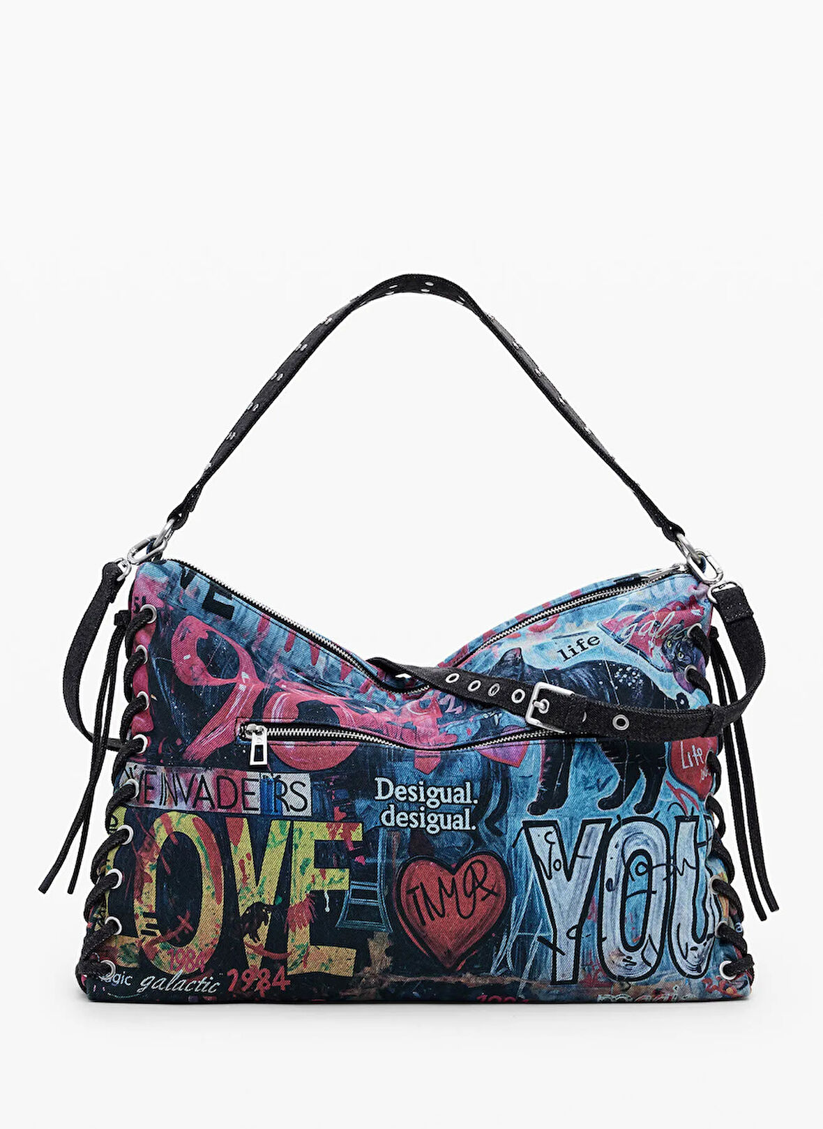 Desigual Çok Renkli Kadın Omuz Çantası 25WAXD239019