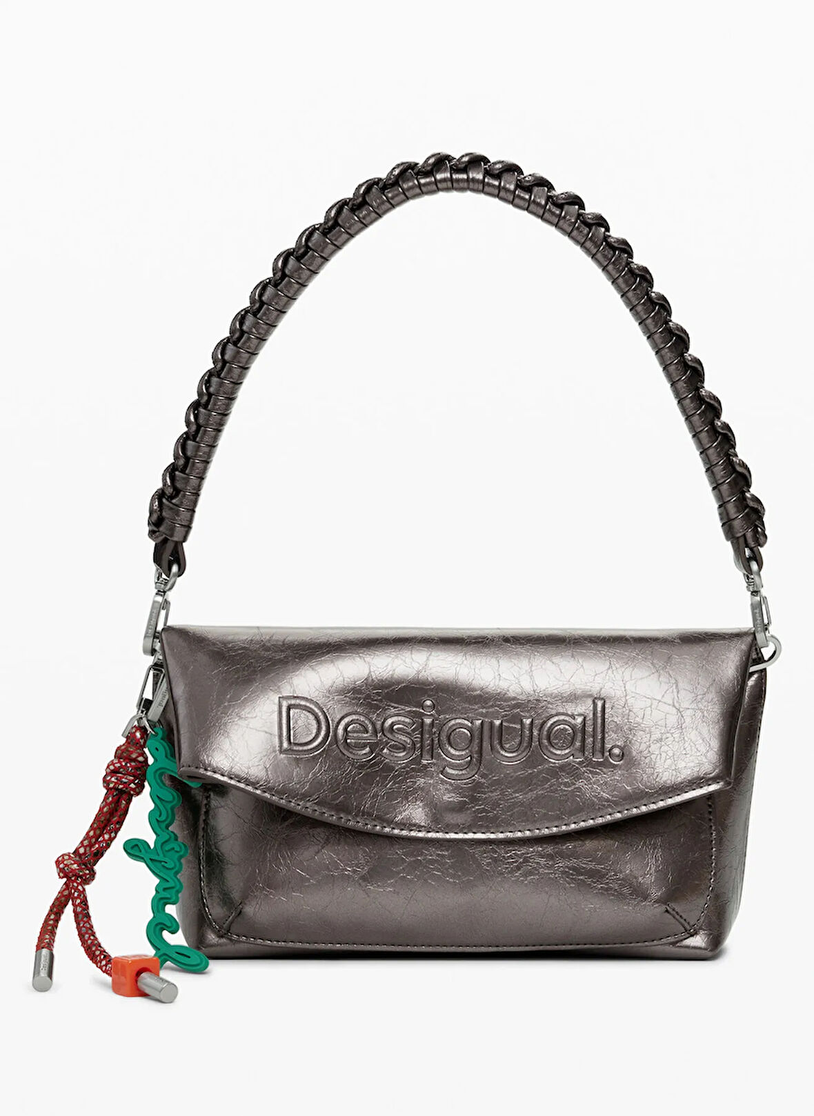 Desigual Gümüş Kadın Omuz Çantası 25WAXPAQ9225