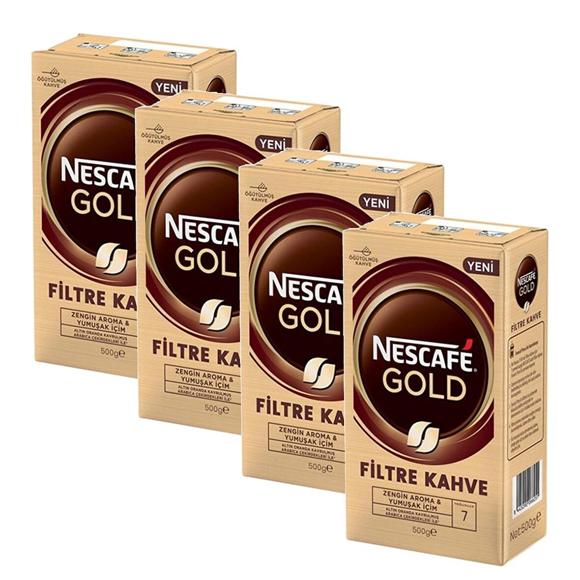 Nescafe Gold Filtre Kahve 500 gr 4 lü 