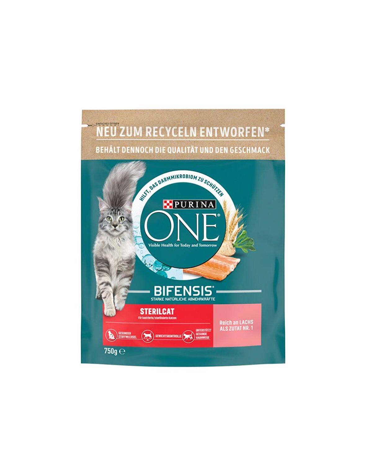 Purina One Somon ve Buğdaylı Kısırlaştırılmış Yetişkin kedi maması 800gr.