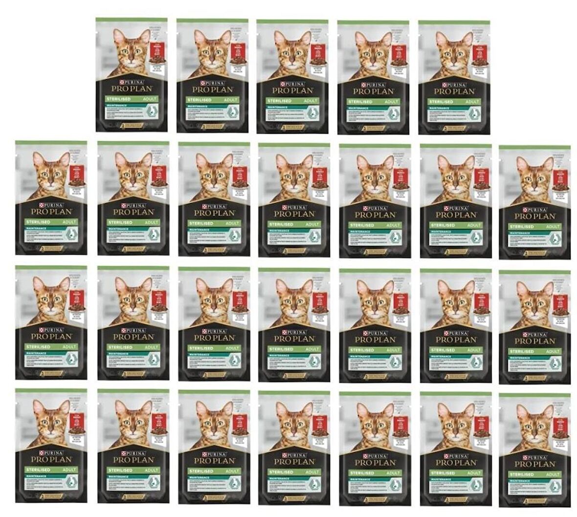 Pro Plan Pouch Sterilised Sığır Etli Yetişkin Kedi Maması 85 G - 26 Adet