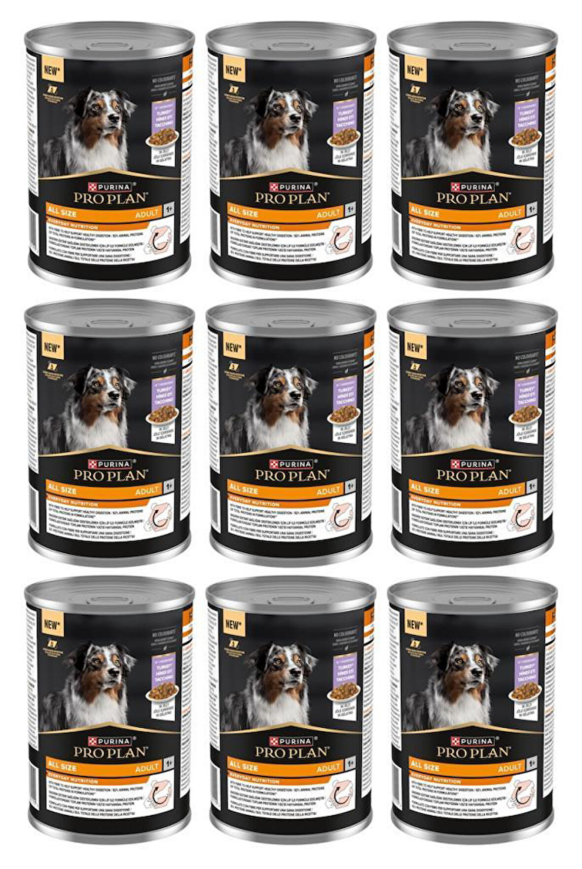 Pro Plan Hindi Etli Yetişkin Köpek Konservesi 400 Gr*9 Adet