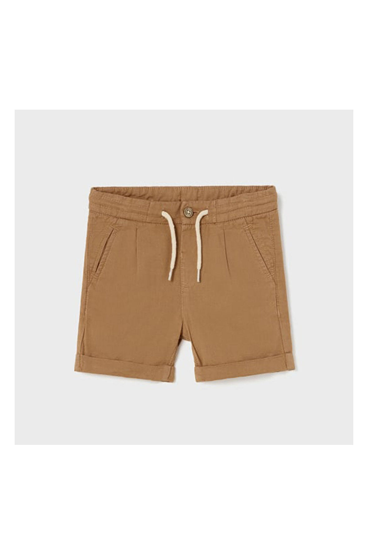 Mayoral Şort Keten İpli Düğmeli Bej