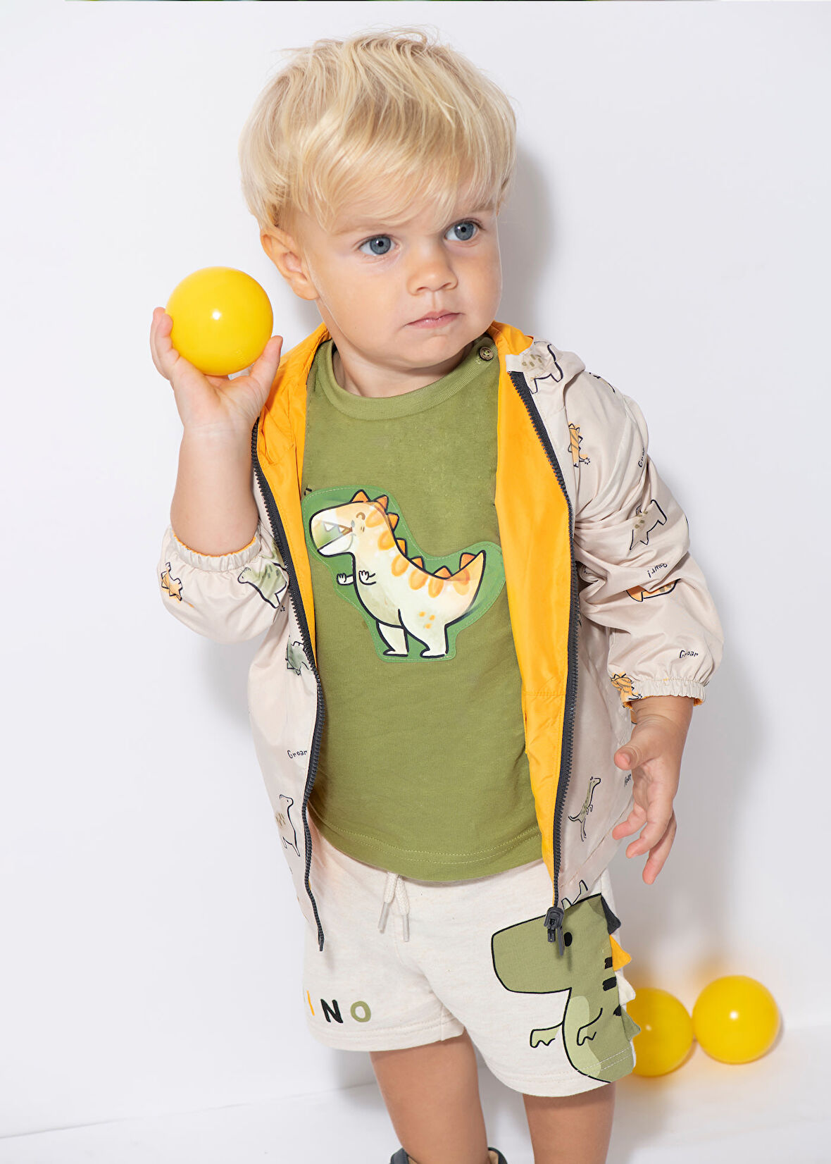 Mayoral erkek bebek dinazor baskılı şort 1294